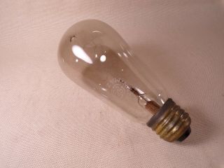 Antique Tipped Light Bulb Edison Mazda