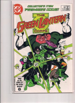 Green Lantern Corps 201 First Printing 1986 Dc Comic Book 1st Kilowog