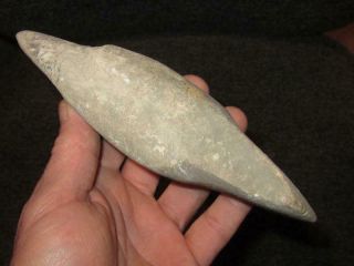 Apc Authentic Arrowheads Indian Artifacts - Large Tennessee Bannerstone Pre - Form