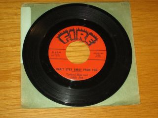 Blues 45 Rpm - Tarheel Slim & Little Ann - Fire 506 - " Can 