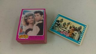 Topps 1978 Grease Movie Gum Cards Complete 66 Card Set & 11 Stickers Ex/nm