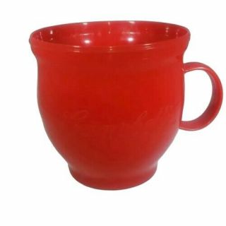 Red Plastic Campbell Cup Or Bowl Campbell 