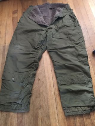 Vintage Ww2 Us Air Force Winter Pants
