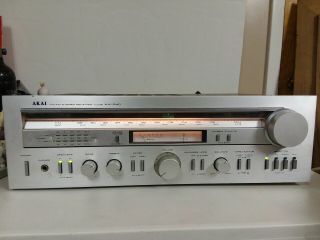 Vintage Akai Fm/am Stereo Receiver Model Aa - R40 Great