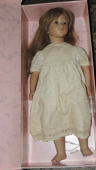 Vintage Annette Himstedt 3417 Paula Girl Doll,  26 ", .  Barefoot