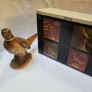 Vtg 1971 Arnart Japan Large Pheasant Porcelain Figurine Decanter 10 " Animal Bird