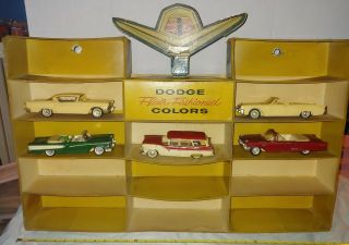 Rare 1955 Dodge Dealership Showroom Promo Car Display Flair Fashion Colors