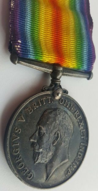 Wwi British War Medal Silver 11217 Pte.  G.  Payne.  Hamps R.  Medal Roll/ Usa Only
