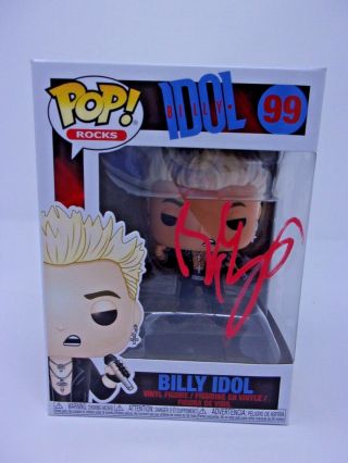 Billy Idol Signed/autographed Funko Pop.