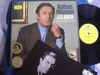 Nathan Milstein/bach Sonatas & Partitas/1975 Box/deutsche Grammophon 2709 047/m -