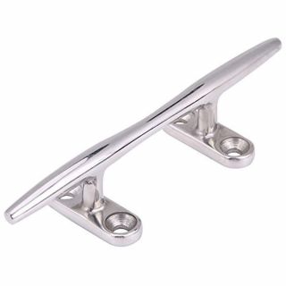 5 " Stainless Steel Boat Dock Deck Cleat Flat Top Base Heavy Duty For Marine &