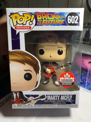 Funko Pop Marty Mcfly (guitar) - Back To The Future 602 - Canadian Expo