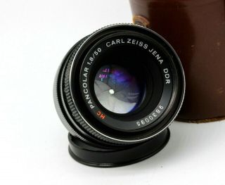 Vintage Carl Zeiss Mc Pancolar 50mm F/1.  8 M42 Mount Lens Slr Dslr Retro Zs25