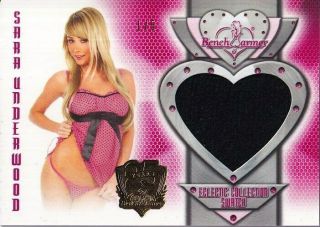 Sara Underwood 2014 Benchwarmer 25 Annv Eclectic Swatch Material Sp 1/5