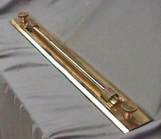 Brass Parallel Rolling Ruler - U.  W.  W.  Pl Makers Birmingham