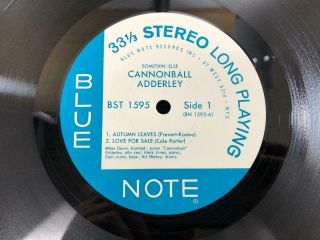 CANNONBALL ADDERLEY SOMETHIN ' ELSE BLUE NOTE BST 1595 OBI STEREO JAPAN LP 3