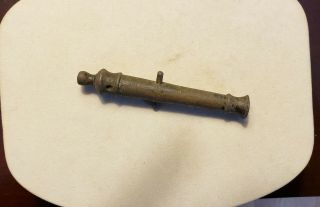Small Bronze Cannon,  Recovered From The River Themes In The Uk,  1700 - 1800s