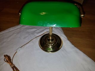 Vintage Portable Lamp Banker 