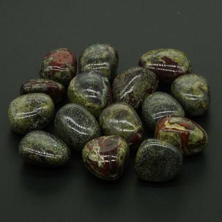 Natural Polished Gems Tumbled Dragon Bloodstone For Wicca Reiki Crystal Healing 2