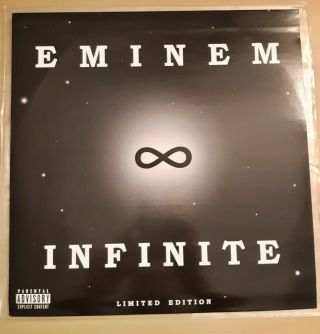Eminem Infinite Limited Edition of 500 Clear Vinyl France Repress 2