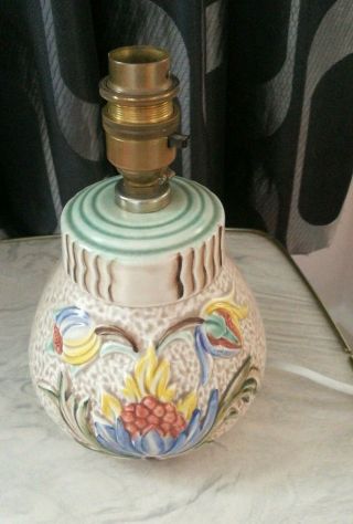 Vintage Ceramic Lamp Base Made In England