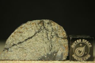 Vinales Meteorite 5.  1 gram part slice from Cuba L6 Chondrite Shock level 3 3