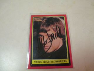 Mark Hamill Signed Autographed Star Wars Toward Brighter Tomorrows Card