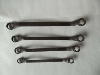 Vintage Craftsman 4 Pc Offset Box End Wrench Set Ci Series 1/2 " To 13/16 " - Usa