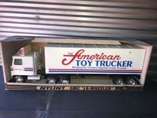 Nylint American Toy Trucker Truck And Trailer 18 Wheeler Vintage