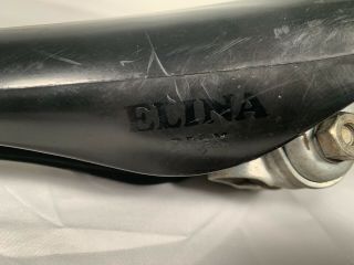 Black 1983 Elina seat Old School BMX Vintage Bike Bicycle Race Survivor OG Guts 3