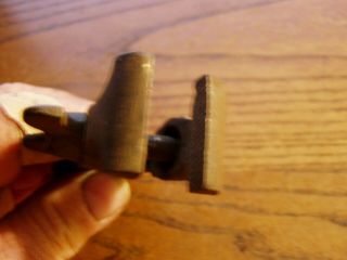 ANTIQUE Hand Held Vise • VINTAGE CAST IRON Clamp Jewelers Gunsmith Vise 3