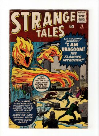Strange Tales 76 Vintage Marvel Atlas Comic Pre - Hero Horror Golden Age 10c