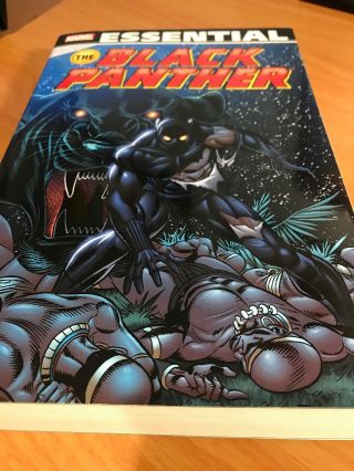 Marvel Essential Black Panther Volume 1 Jungle Action 6 - 22 24 1 - 10 Oop