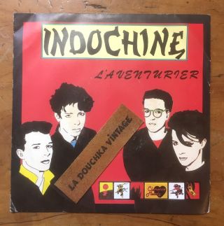 Indochine 1982 Vintage Vinyl 45 Rpm Record L 
