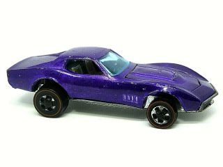 Hot Wheels No 6125 Redline Chevrolet Custom Corvette (metallic Purple)