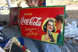 Rare Vintage 1941 Coca Cola Soda Pop Gas Station 28 