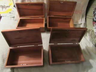 Vintage,  Lane Cedar Salesman Sample Boxes,  4 Each