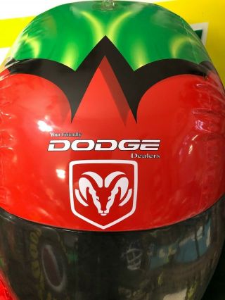 Rare HTF vintage 1993 MOUNTAIN DEW inflatable race car helmet DODGE racing 2