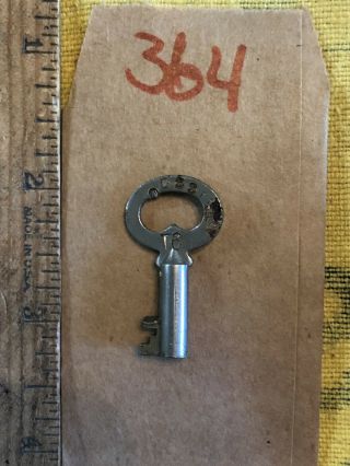 Antique Steamer Trunk Key Corbin T6 Cabinet Lock Co Trunk Key - 364