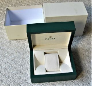Vintage Rolex Submariner Watch Box Case With Outer Ex Closed Down Retailer
