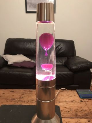 Crestworth Lava Lamp Hunter Pre Mathmos Made In England Purple