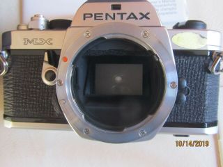Vintage Pentax MX 35MM Camera with 4 Lenses,  3 Filters,  & Instructions 3