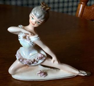 Vintage 1950’s Porcelain Girl Ballerina Dancer Figurine