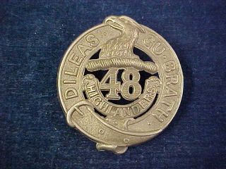Orig Pre Ww1 Cap Badge The 48th Highlanders " Ellis Bros "