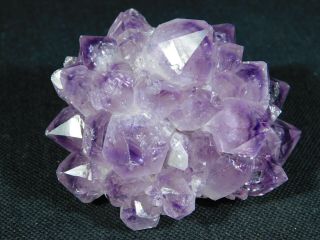 A Larger Deep Purple Pineapple Amethyst Crystal Cluster From Uruguay 224gr E