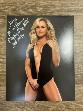 Michelle Baena Playboy Cover Model Autograph 8x10 Photo Signed To You