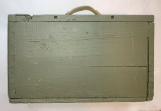 Wwi Us Army M1917.  30 Cal.  Wood Machine Gun Ammunition Box