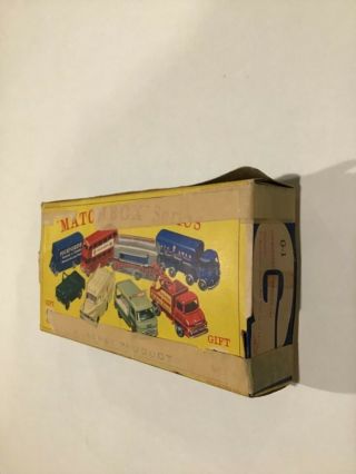 Vintage Matchbox CommercialVehicle Gift Set No.  G - 1 Boxed 2