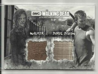 Walking Dead Road To Alexandra B&w Duel " Relic Card " Dr - Dw5 (5/5) Daryl/walker