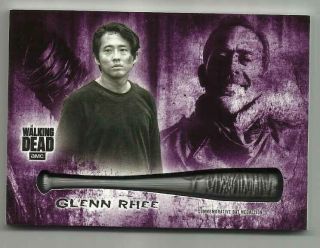 Walmart Walking Dead: Hunters & Hunted Purple " Lucille Bat Relic " Mb - Sy (1/10)